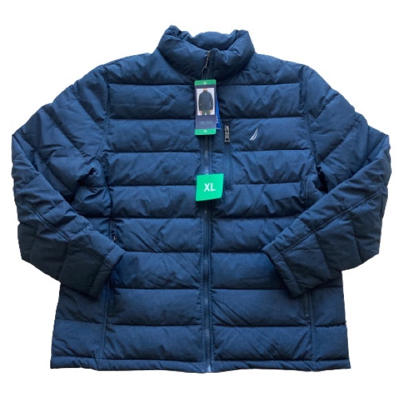Nautica Mens Performance Water Resistant Puffer Jacket Size XL NWT - Picture 1 of 14